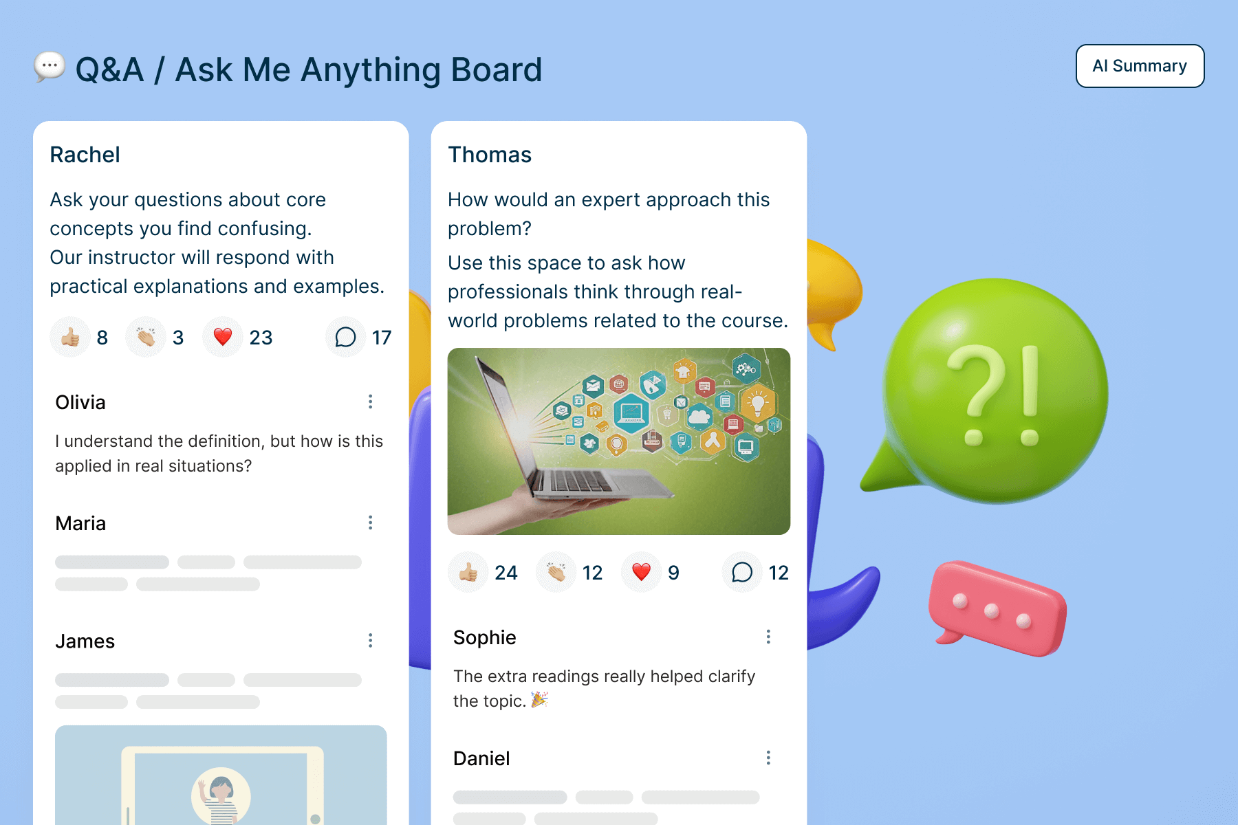 Q&A or AMA