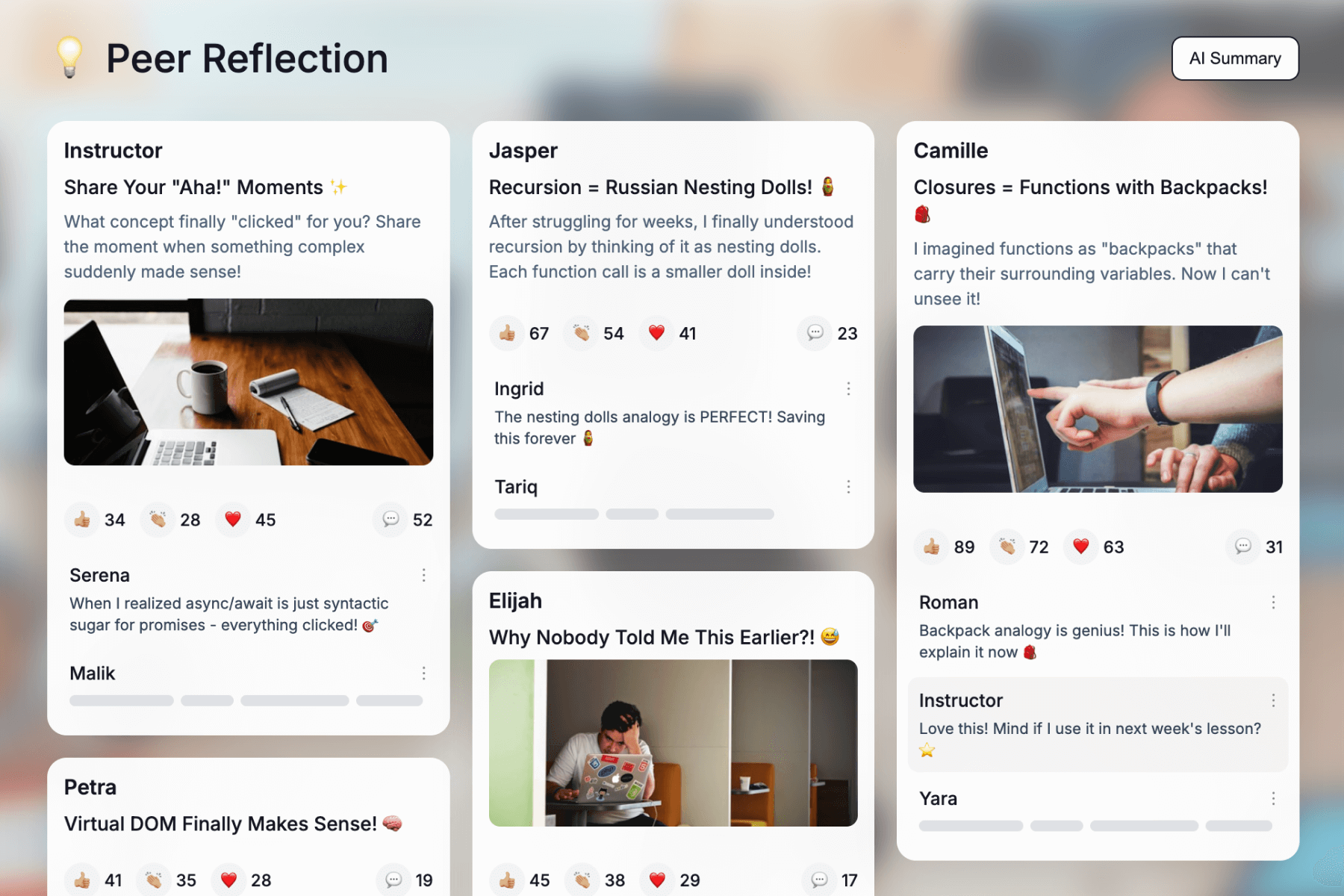 Peer Reflection